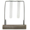 Vaas m/2 oog Adilson grijs - l18b10h20cm