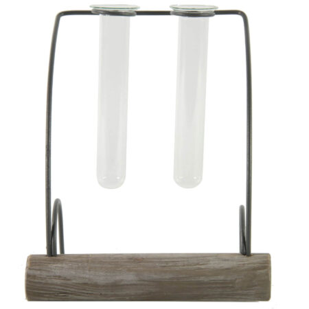 Vaas m/2 oog Adilson grijs - l18b10h20cm