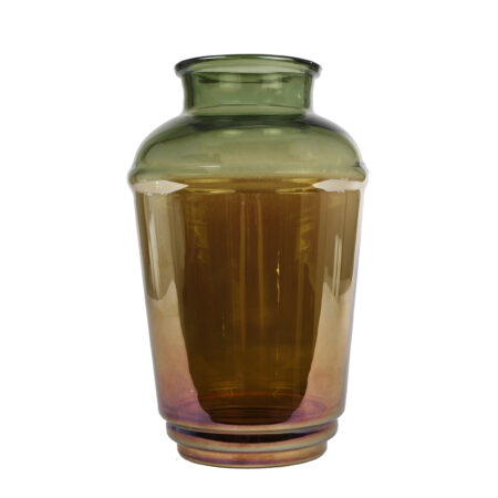 Vaas rond Amber/Green High