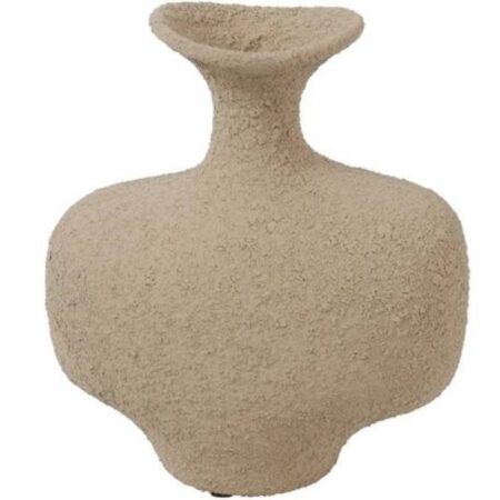 Vaas taupe aardewerk H20cm | Countryfield
