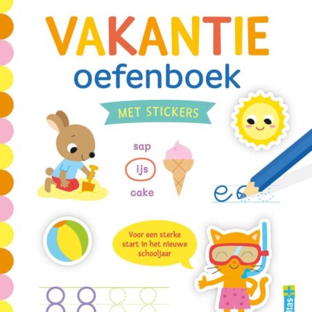 Vakantie oefenboek met stickers groep 3 | Deltas