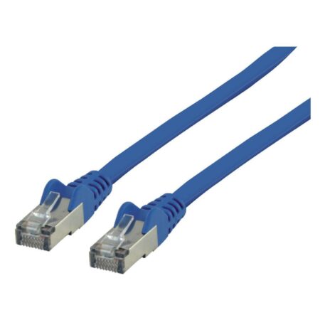 FTP CAT6 blauw plat 3m