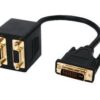 Splitterkabel DVI-I naar 2x VGA M/F