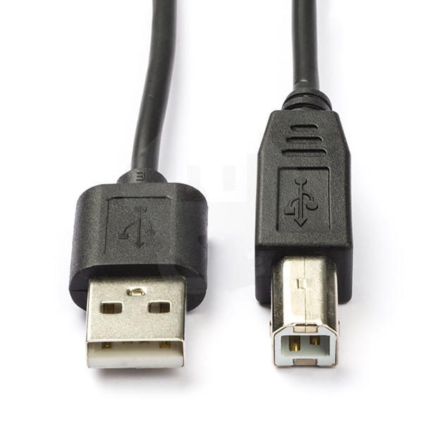 USB 2.0 A naar B kabel M/M 1m