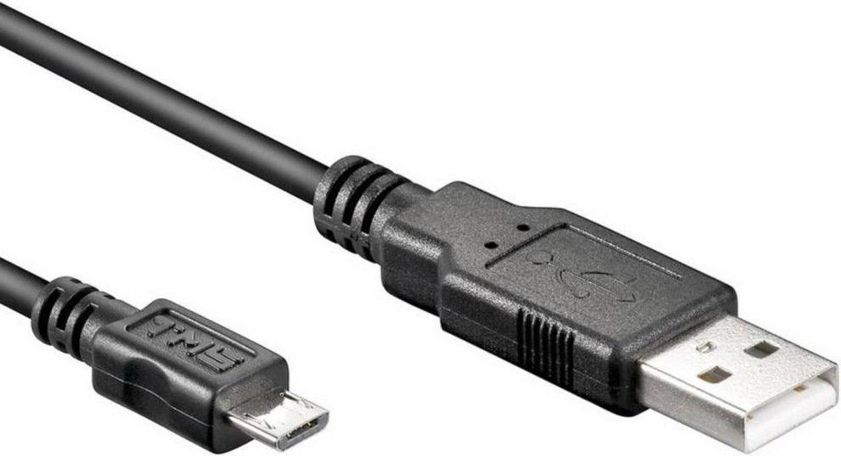 USB 2.0 A naar Micro B kabel M/M 1m