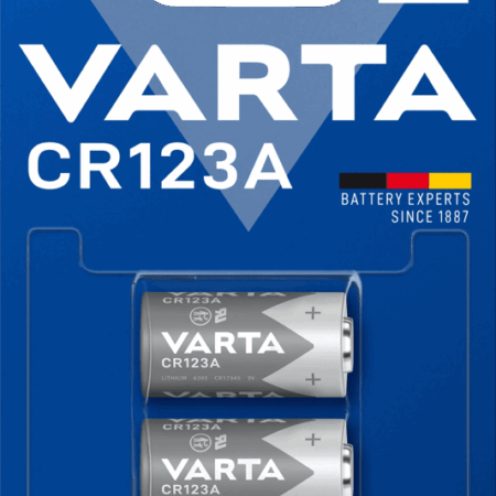 Varta Lithium Cylindrical CR123A BLI 2 stuks