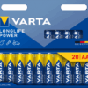 Varta Longlife Power AA Pack 20 stuks