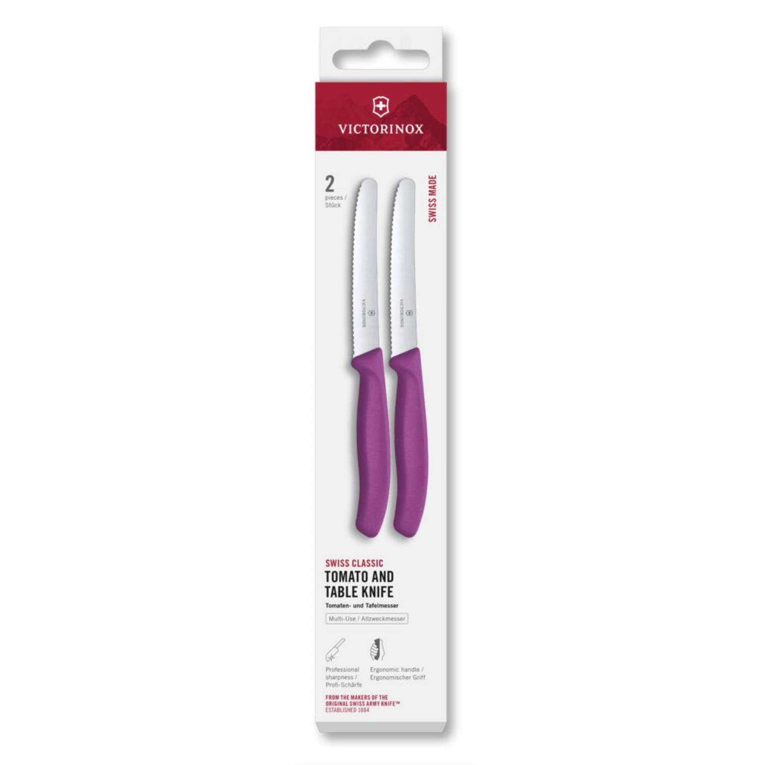 Victorinox Tomatenmes 2st paars kartel | Victorinox
