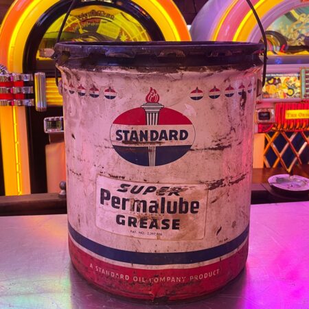 Vintage Standard Oil Super Permalube Grease Olieblik - USA | The Dutch Pickers