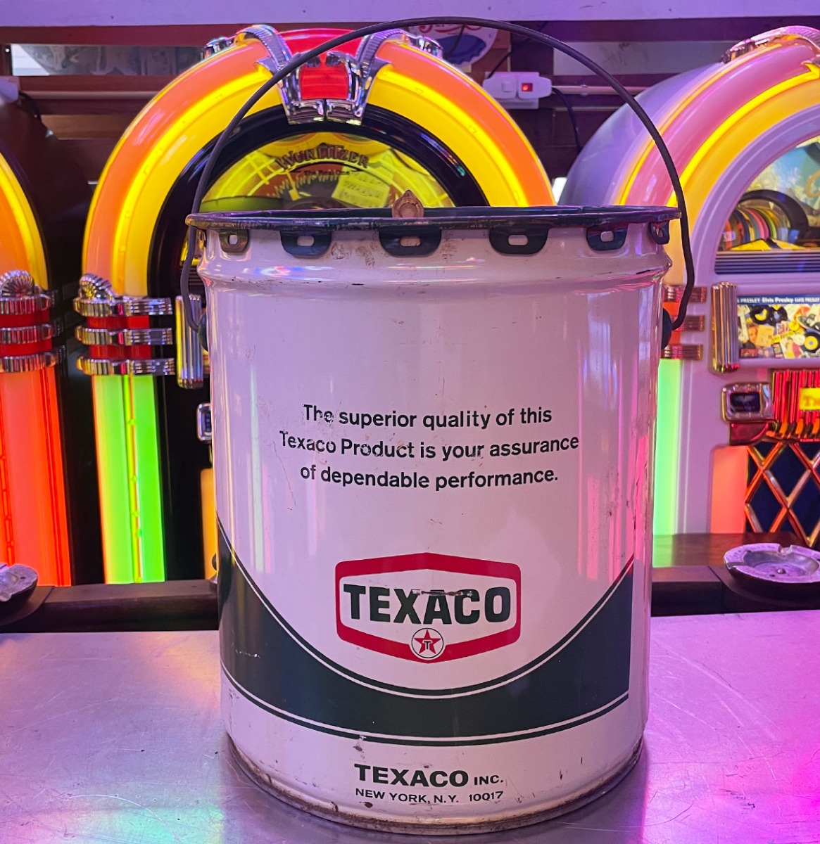 Vintage Texaco Metalen Olie-/Vetblik - USA | The Dutch Pickers