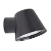 Vita Cup Muurlamp Matzwart met Lichtsensor LED