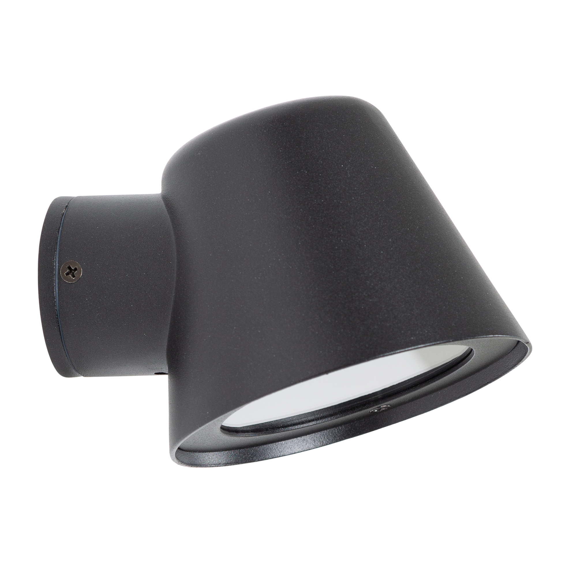 Vita Cup Muurlamp Matzwart met Lichtsensor LED