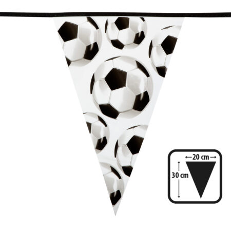 Vlaggenlijn Voetbal 6m 30x20cm | Boland