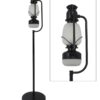 Vloerlamp Chester Antiek Zwart