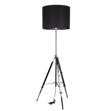Vloerlamp Vienna Antiek Nikkel