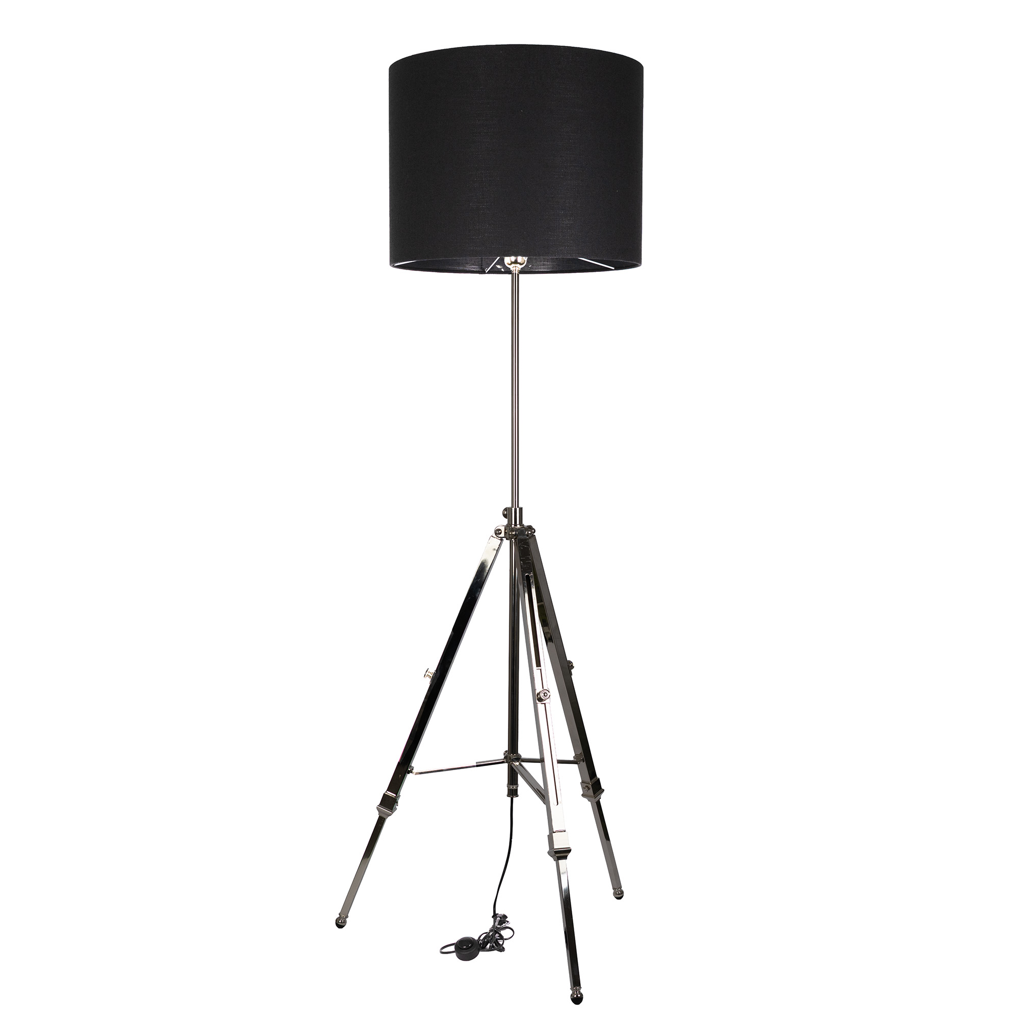 Vloerlamp Vienna Antiek Nikkel