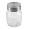 Voorraadpot lines glas H10