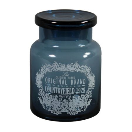 Voorraadpot m/sticker Magee L blauw