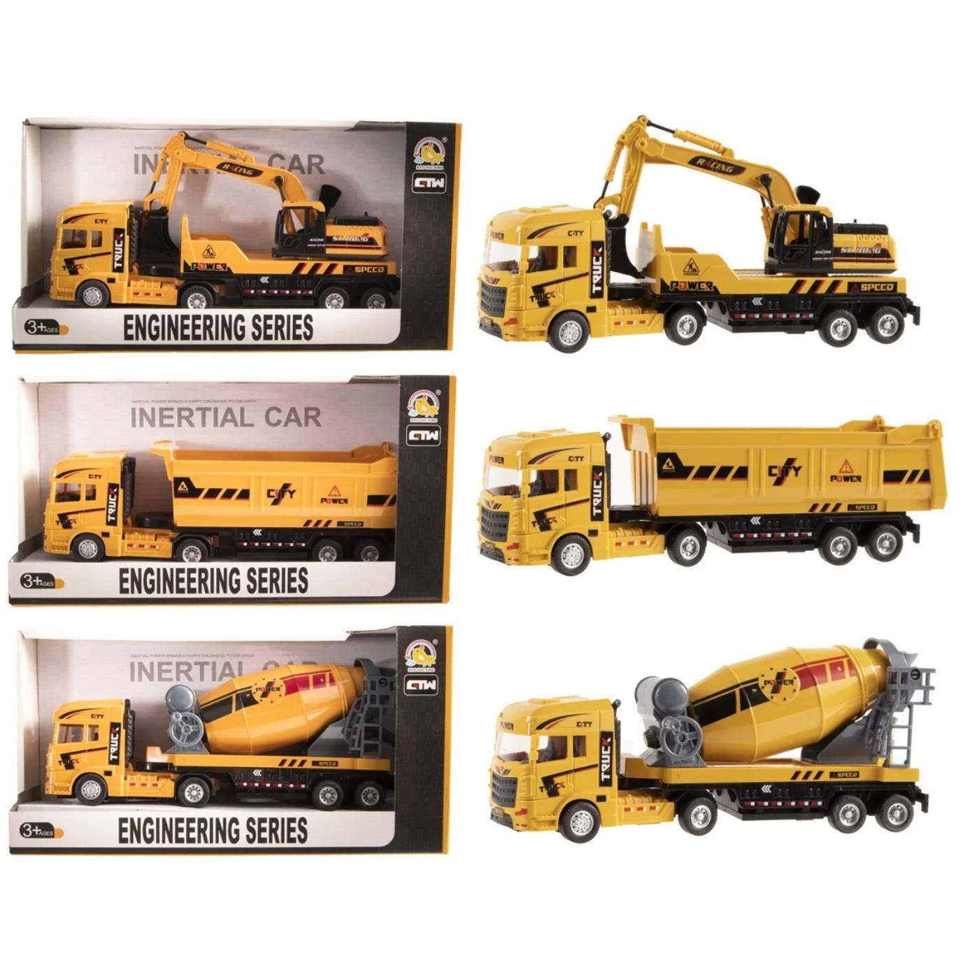 Vrachtauto constructie 27cm | Merkloos