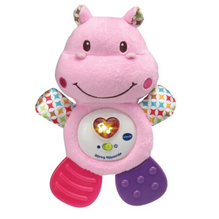 Vtech Bijtring Nijlpaardje roze | Vtech