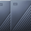 WD My Passport for Mac Type C 2TB Blauw - Duo pack