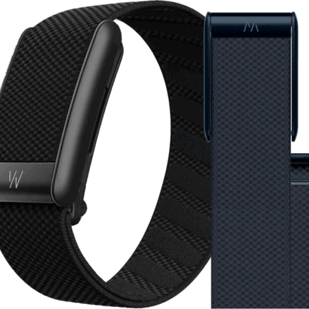 WHOOP 5.0 Peak Zwart Abonnement 1 Jaar + WHOOP 5.0 SuperKnit Luxe Band Donkerblauw