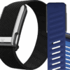 WHOOP MG Life Zwart Abonnement 1 Jaar + WHOOP MG SportFlex Band Blauw