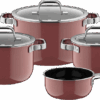 WMF Fusiontec Mineral Pro Pannenset 4-delig Rose Quartz