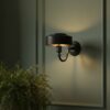 Wandlamp Antibes Antiek Zwart