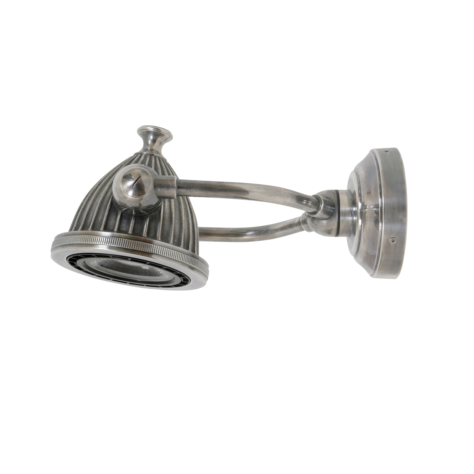 Wandlamp Benton Antiek Zilver