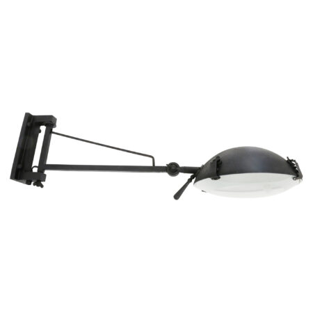 Wandlamp Gisborne Large Antiek Zwart