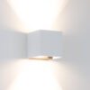 Reach Up en Down Muurlamp Wit Kubus met LED