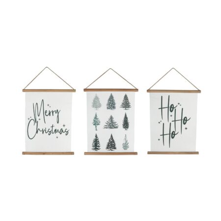 Wandversiering Christmas papier 49x62cm | Merkloos