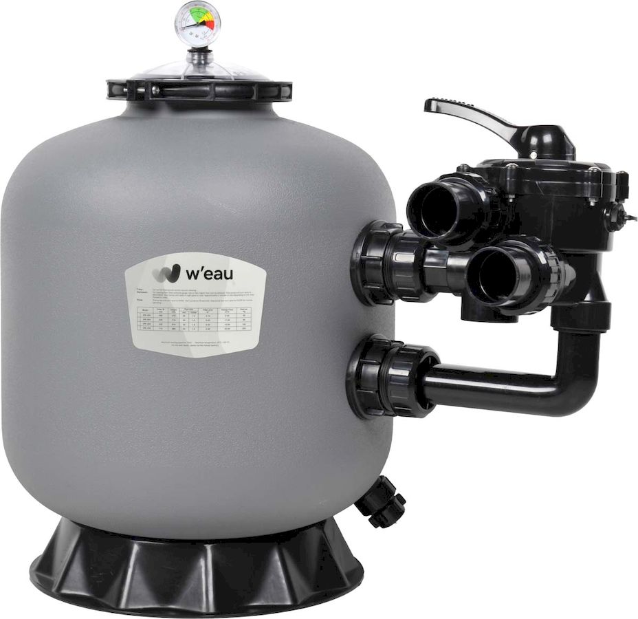 W'eau HDPE-700 side mount zandfilter 20m³ | W'eau