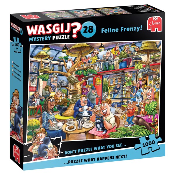 Wasgij Puzzel Mysterie Kat En Muis Spel 1000 Stukjes | Jumbo