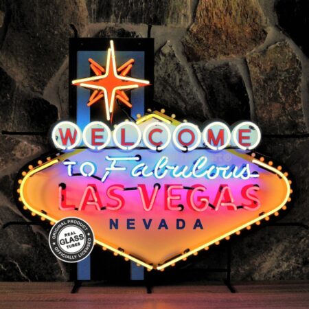Welcome To Las Vegas Neon Verlichting XL 103 x 90 cm - Rood