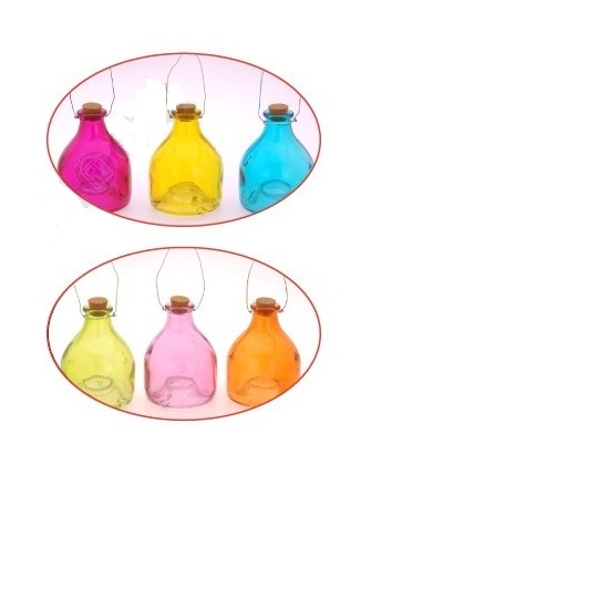 Wespenval glas 13x9cm gekleurd | Merkloos