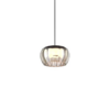 Wever Ducre Wetro 1.0 Hanglamp - Taupe gestreept