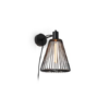 Wever Ducre Wiro Cone 1.1 Wandlamp - Zwart - met stekker