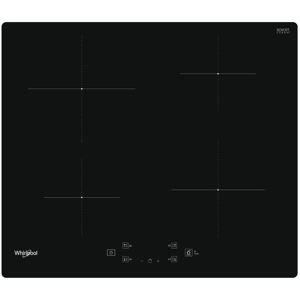 Whirlpool WS Q2160 NE Inductie kookplaat Zwart | Whirlpool