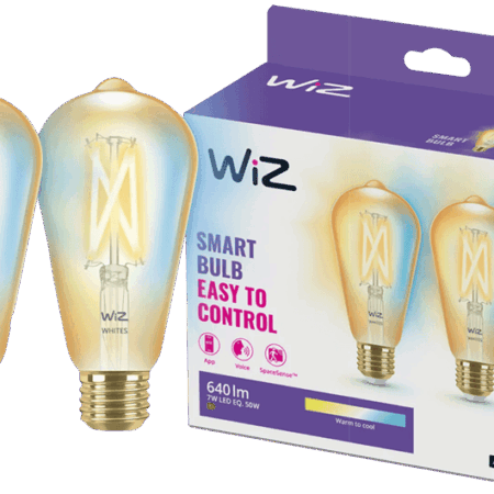 WiZ Edison Filament lamp 2-pack - Warm tot Koelwit Licht - E27