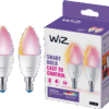 WiZ Kaarslamp - Wit en Gekleurd Licht - E14 - 2-pack