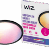 WiZ Plafondlamp SuperSlim - Zwart - Gekleurd en Wit licht