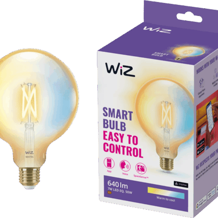 WiZ Smart Filament lamp Globe XL - Warm tot Koelwit Licht - E27