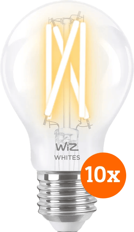 WiZ Smart Filament lamp Standaard 10-pack - Warm tot Koelwit Licht - E27