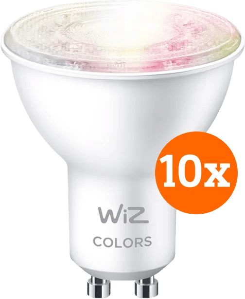 WiZ Spot 10-pack - Slimme LED-Verlichting - Gekleurd en Wit