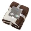 Wicotex espoo bruin met sherpa150x200cm