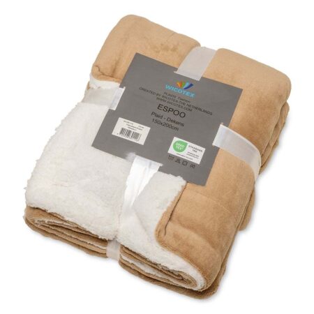 Wicotex espoo camel met sherpa150x200cm
