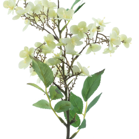 Wild rose spray green 52cm