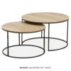 Windsor salontafel set lamulux